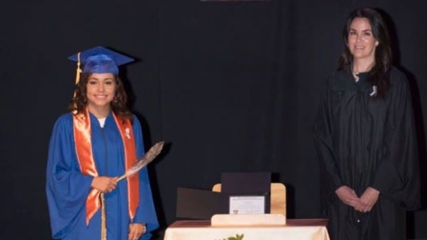 Mi'kmaw student honours residential school survivors at graduation ceremony