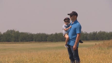 Jeremy Welter is a fourth-generation farmer who grew up in the fields. He's feeling the strain of crops that have been decimated by dry conditions. Jeremy Welter, Sask.