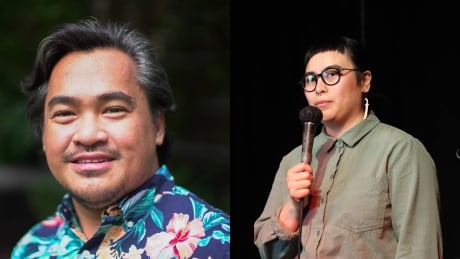 Nelson Agustín (L) and Tin Lorica (R) are non-binary Filipino-Canadian artists in Metro Vancouver. Non-binary Filipinos in Metro Vancouver are pushing for more discussion in how they can identify in the Tagalog language. Nelson & Tin