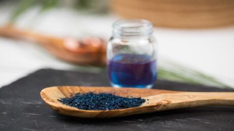Calgary researchers have discovered an environmentally friendly way to produce a natural blue pigment. Synergia Biotech blue pigment