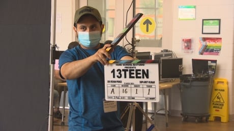 Diljot Basra is one of the crew members of "13Teen," now filming in Winnipeg. 13Teen movie