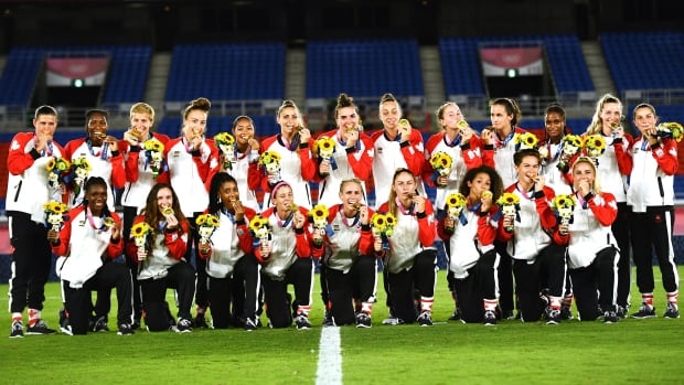 Canadian women's soccer team delivers thrilling Olympic gold-medal victory over Sweden | CBC Sports
