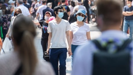 As of Friday, 84% of Quebec residents aged 12 and up have received one dose of a COVID-19 vaccine, and 71% have received two doses. COVID Que 20210808