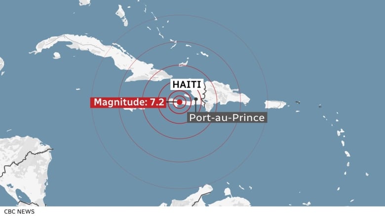 Map Haiti Earthquake Aug 14 2021 