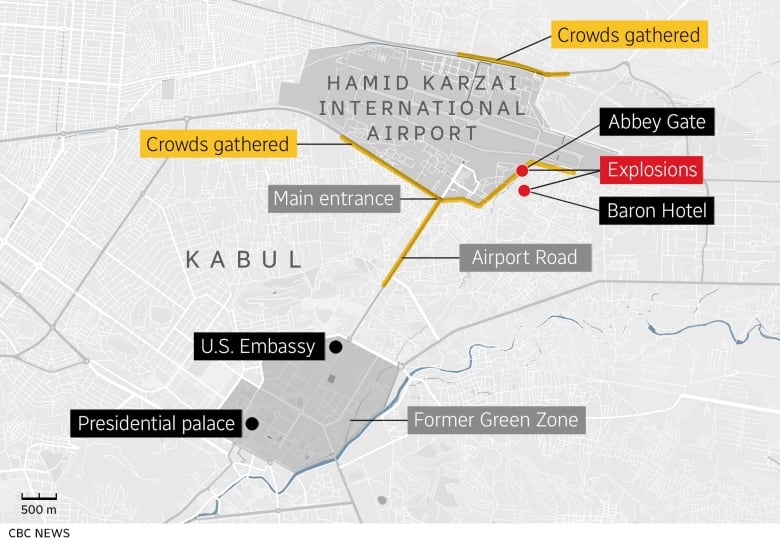 Biden vows U.S. forces will hunt down perpetrators of attacks near Kabul airport which killed dozens 2