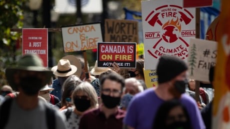 Climate change consistently polls as one of the top issues for Canadian voters in this federal election. CANADA ON FIRE PROTEST