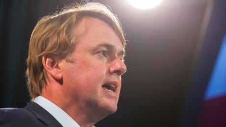 Alberta's Minister of Health Tyler Shandro answers questions at a news conference where the provincial government announced new restrictions because of the surging COVID cases in the province, in Calgary, Alta., Friday, Sept. 3, 2021.THE CANADIAN PRESS/Todd Korol COVID Alta 20210903