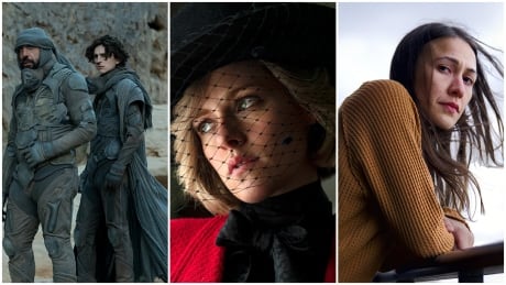 In this collage, scenes from the films Dune, Spencer and Night Raiders are shown. As the 2021 Toronto International Film Festival comes to a close, CBC News has compiled some of the biggest, buzziest, and most affecting entries. Dune, Spencer, Night Raiders
