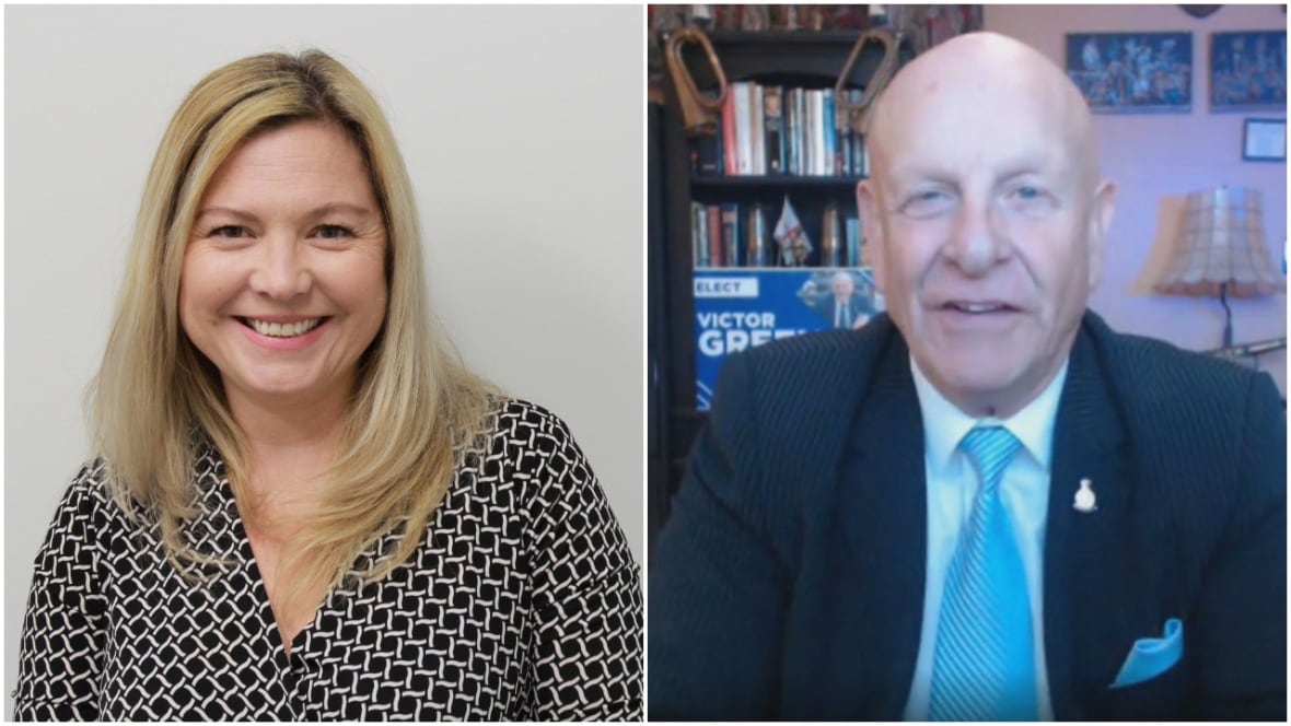 The two PPC candidates, Beth Charron Rowberry and Victor Green, are pictured side by side.