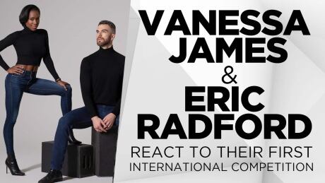 The new Canadian pairs team finished 2nd at the Autumn Classic, their first international event as a duo. Vanessa James & Eric Radford react to first competition together