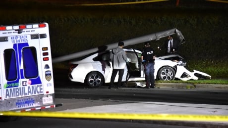 Officers were called to Midland Avenue and Danforth Avenue shortly before 11:30 p.m. on Sept. 17, where they found a car that had crashed into a pole. The driver was rushed to the hospital with gunshot wounds. He succumbed to his injuries, and his death is being investigated as a homicide. Midland shooting - Sept 17 2021