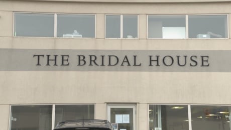 The exterior of the Bridal House in northwest Edmonton. Bridal house