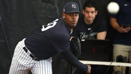 The Yankees' Luis Severino is ready to pitch in a major league game nearly two years after Tommy John (elbow ligament replacement) surgery. Manager Aaron Boone says the former ace will be used out of the bullpen. severino-luis-200213-1180