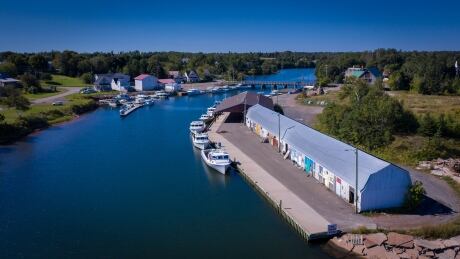 Murray Harbour, PEI, drone shot