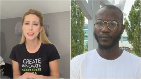 Yvonne Pilon (left) wants to cross the border to see loved ones, but she says the pricetag is nearly 100 times what it used to be. Yahaya Alphonse (right) is a University of Windsor masters' student, who says the border closure is impacting his education and ability to network. Yvonne Pilon, Yahaya Alphonse