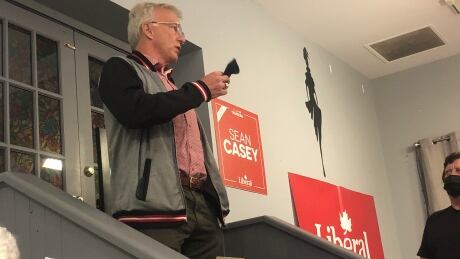 'I expected it to be hard and it was,' Sean Casey told his supporters on Monday night. Sean Casey