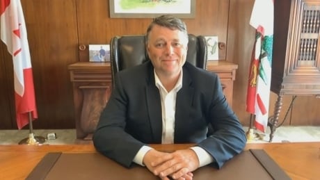 'The issues that we've been working on, the issues that remain important to Islanders remain the same,' P.E.I. Premier Dennis King told CBC News Tuesday. He had predicted the Liberal sweep that happened on the Island. P.E.I. Premier Dennis King, still from interview w CBC News Sept 21, 2021