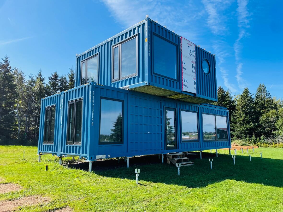 Outside the box Alberta couple build shipping container home on P.E.I. CBC News