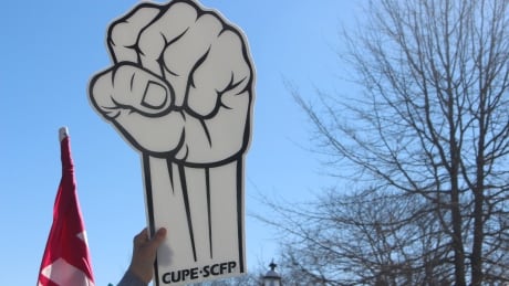 Support for strike action ranged from 83 to 98 per cent across the 10 locals who have voted in recent weeks. Nursing Home Workers Protest, Fredericton