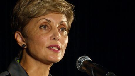 Former Ward 3 city councillor Jyoti Gondek, shown giving her victory speech Monday night, will be Calgary's next mayor. Gondek, who has a PhD in urban sociology, worked in consulting and led the Westman Centre for Real Estate Studies at the University of Calgary's Haskayne School of Business before entering politics. Jyoti Gondek