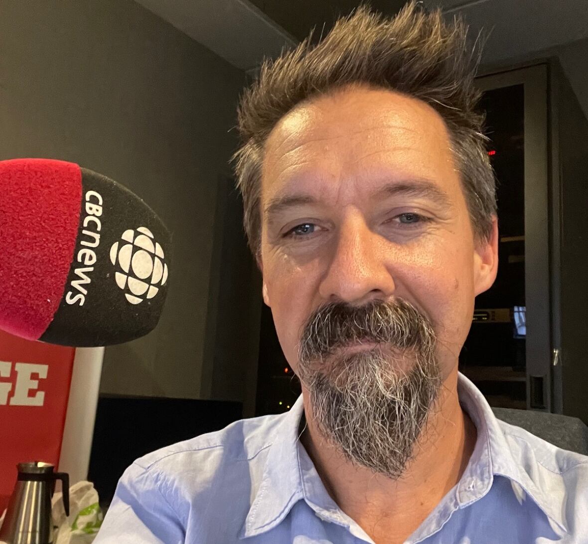 A bearded man.