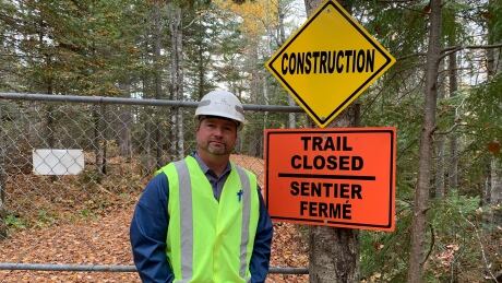 Dan Hicks, the director of parks for the city of Moncton, says signage and fencing hasn't kept some people off closed sections of trail at the Irishtown Nature Park. irishtown nature park-dan hicks
