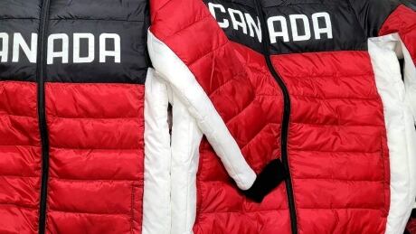 The Canadian Olympic Committee donated 14 boxes of Team Canada clothing to the Sudbury clothing drive. Team Canada clothing