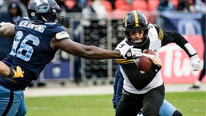 That time the Hamilton Tiger-Cats started a playoff game vs. the Argonauts  already 2 touchdowns behind