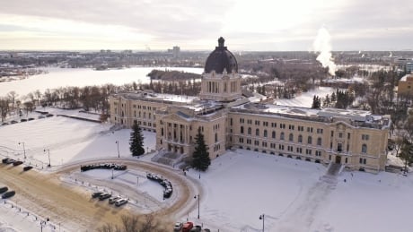 Sask. Legislative building drone