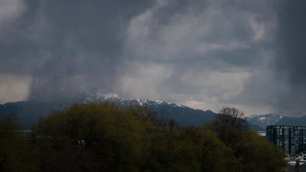 A Pacific Coastal airplane makes it descent into YVR airport in Richmond, British Columbia on Thursday, April 14, 2022.