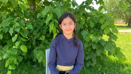 Grade 8 student Princess Meeshe Robles, who has cerebral palsy, joined the running club at Port Elgin Regional School. Princess Meeshe Robles