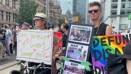 No Pride in Policing Coalition march