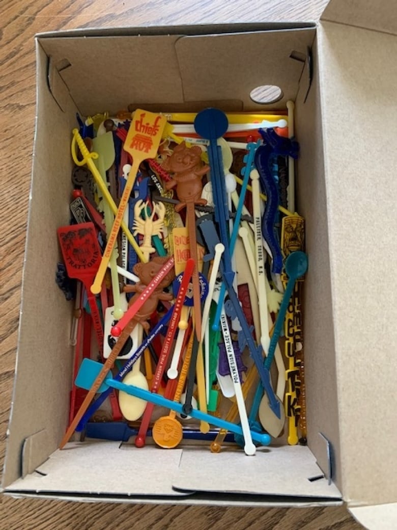 Plastic ban stirs up emotions for swizzle stick collectors CBC News