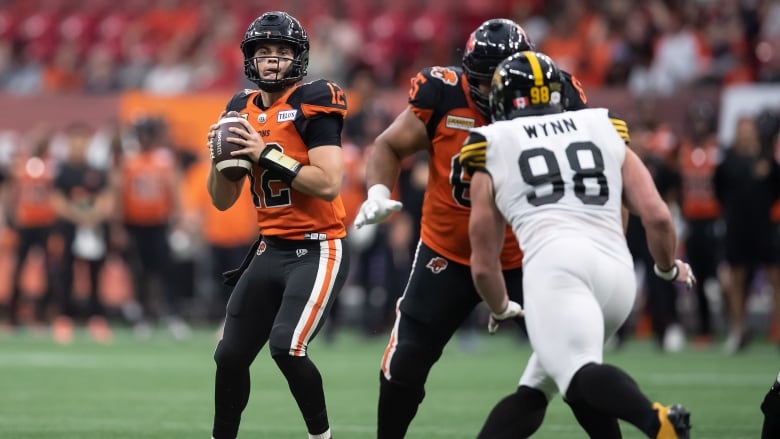 CFL Playoffs: B.C. Lions getting mauled by Hamilton Ticats