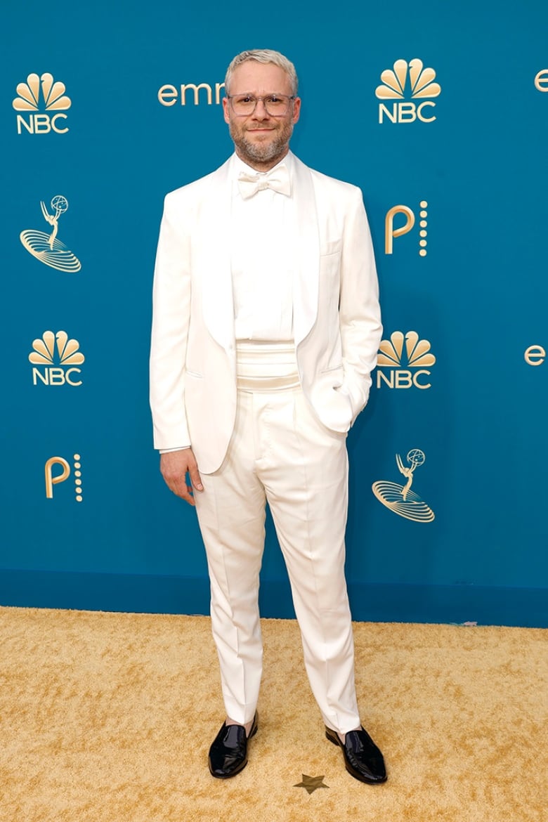 Seth ROgan on the red carpet of the 74th Primetime Emmy Awards.