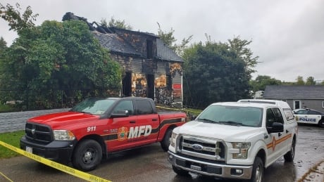 A young person was pronounced dead at the scene of an early morning house fire in Miramichi on Sept. 22, 2022. Miramichi house fire, youth found dead, Sept. 22, 2022