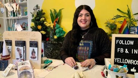 Anna Murphy is the owner of the boutique, Yellow Rose, located on the second floor of the Posie Row gift shop on Duckworth Street in downtown St. John’s. (taken 11/28/2022) Anna Murphy at her store Yellow Rose