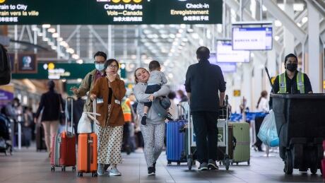Vancouver airport travellers