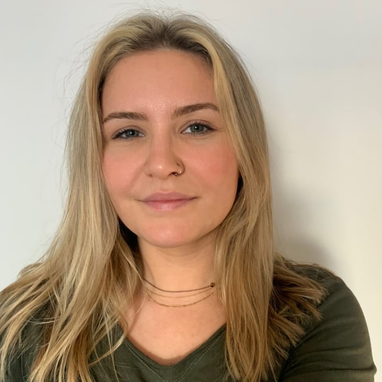 A headshot of Zoe Brenner, a public health dietician with the Northwestern Health Unit. Brenner says food insecurity is a direct outcome of poverty, and it's affecting people's health.