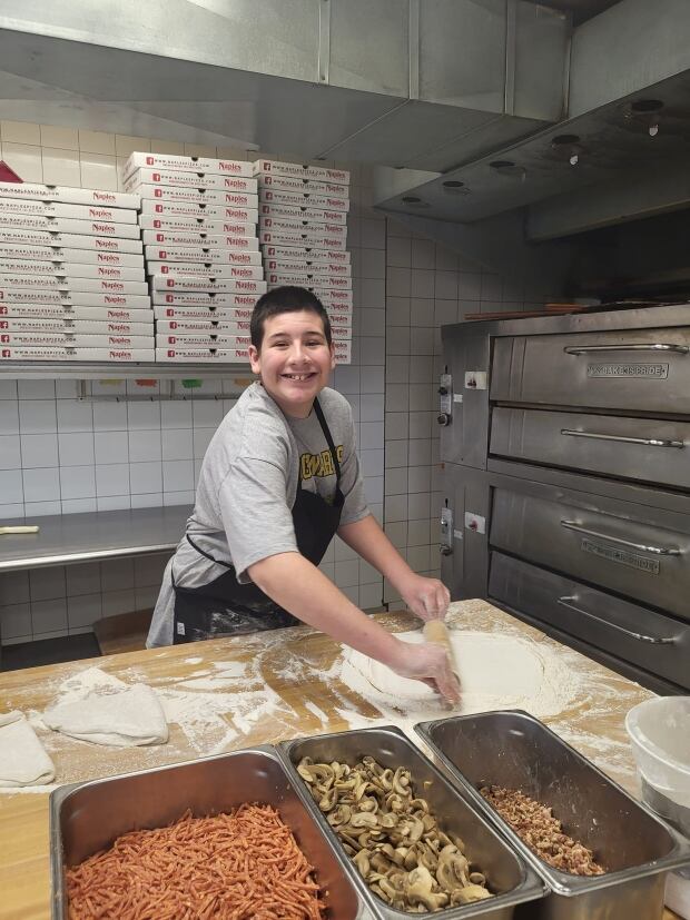 Pizzaloving Windsor teen with a disability finally gets to make his
