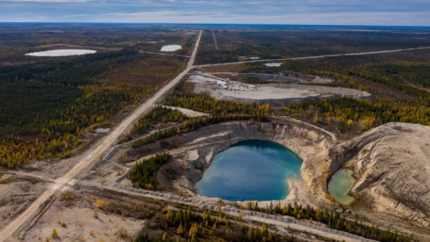 Pine Point Mine Ltd. and Town of Hay River sign agreement in hopes of restarting mining project; The Pine Point Mining Camp, located on the southern shore of Great Slave Lake between Hay River and Fort Resolution, N\.W\.T\.