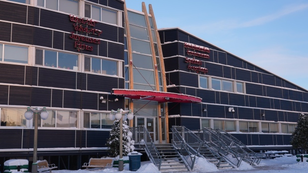 Nunavut's illegal lotteries are not enforceable, minister says; Nunavut's Legislative Assembly on Feb\. 6, 2023\.
