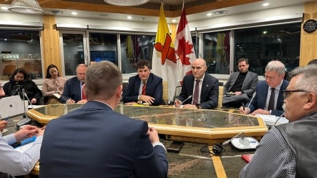 P.J. Akeeagok and federal ministers