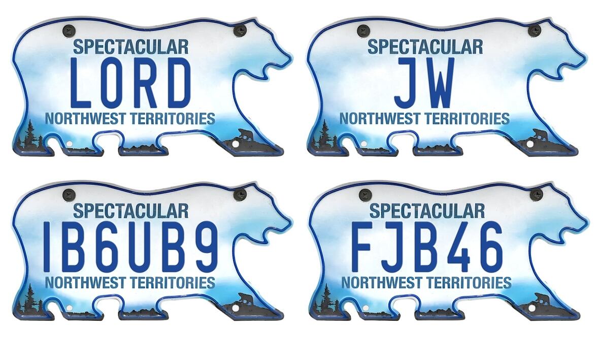 POLAR yes, LORD no Here are some personalized licence plates approved
