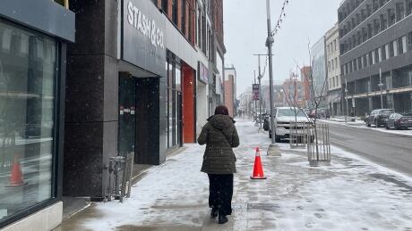 Snow storm starting Kitchener