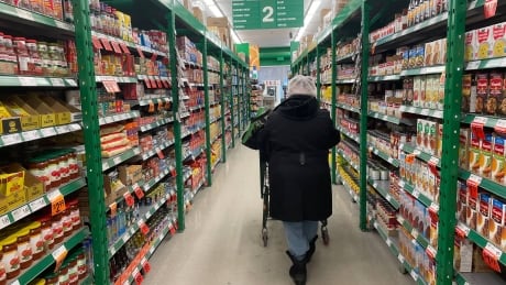 Grocery store aisle