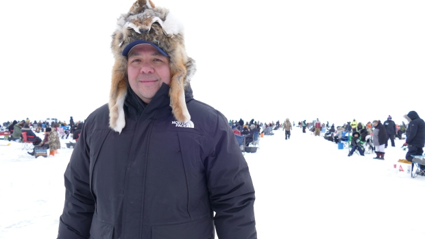 Brokenhead Ojibway Nation holds inaugural ice fishing derby; Brokenhead Chief Gordon Bluesky