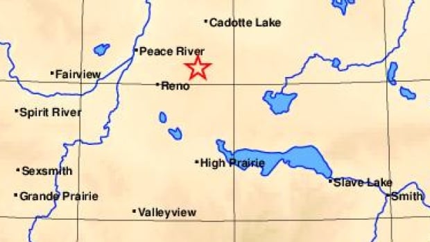 Earthquake in peace river ab