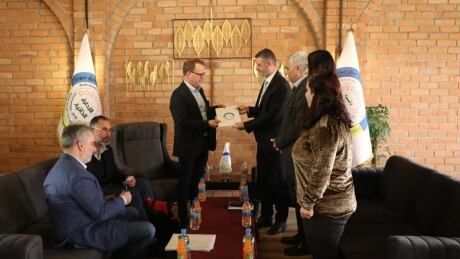 Canadian officials meet AANES