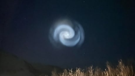 Alaska SpaceX swirl